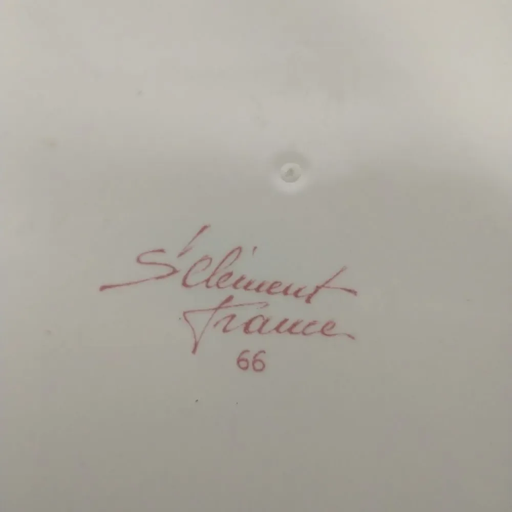 Plate Flat Ceramic of Saint Clement (Ref 16366)